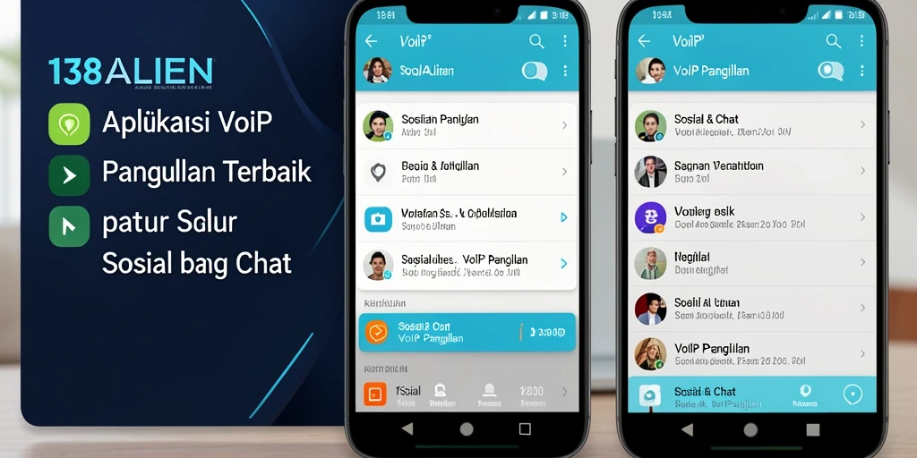 Antarmuka pengguna 138ALIEN yang sederhana dan mudah digunakan untuk VoIP Panggilan.