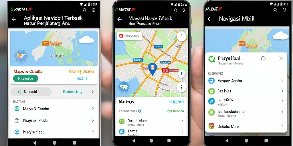 Tampilan antarmuka RAKYATJP dengan fungsi Navigasi Mobil yang jelas.
