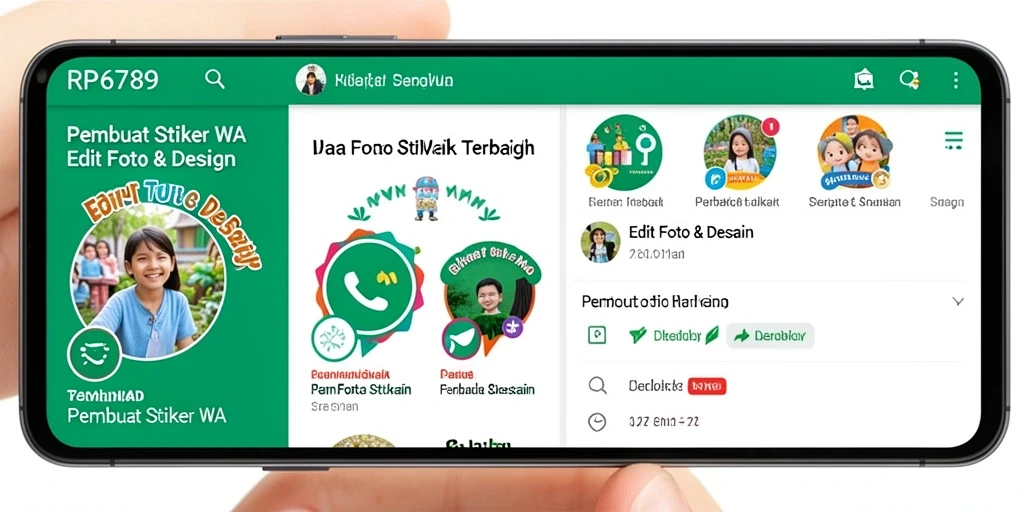 Tampilan antarmuka pengguna RP6789 yang intuitif dan menarik.