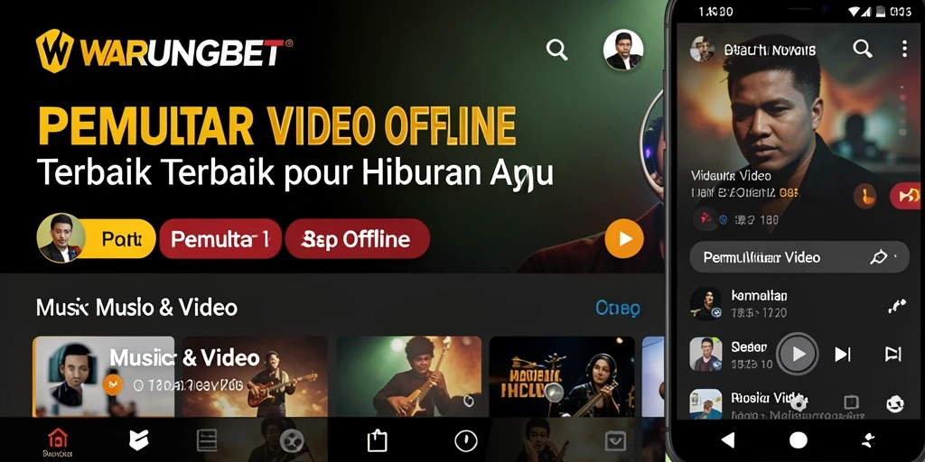 Tampilan antarmuka aplikasi WARUNGBET yang user-friendly dan menarik.